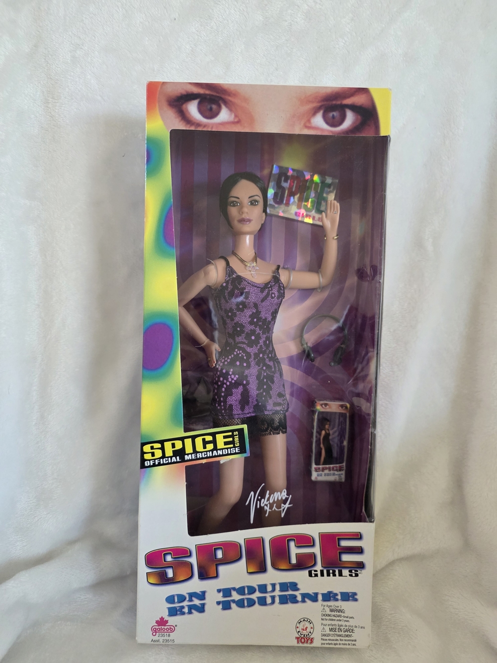 1998 Galoob Spice Girls On Tour Victoria (Posh Spice) Fashion Doll New In Box
